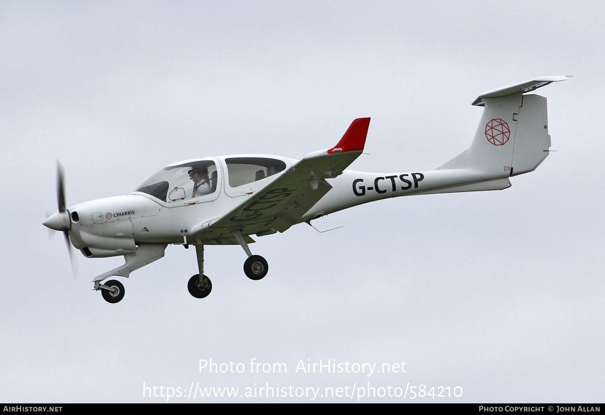 Aircraft Photo of G-CTSP | Diamond DA40 NG Diamond Star | L3Harris Airline Academy | AirHistory.net #584210