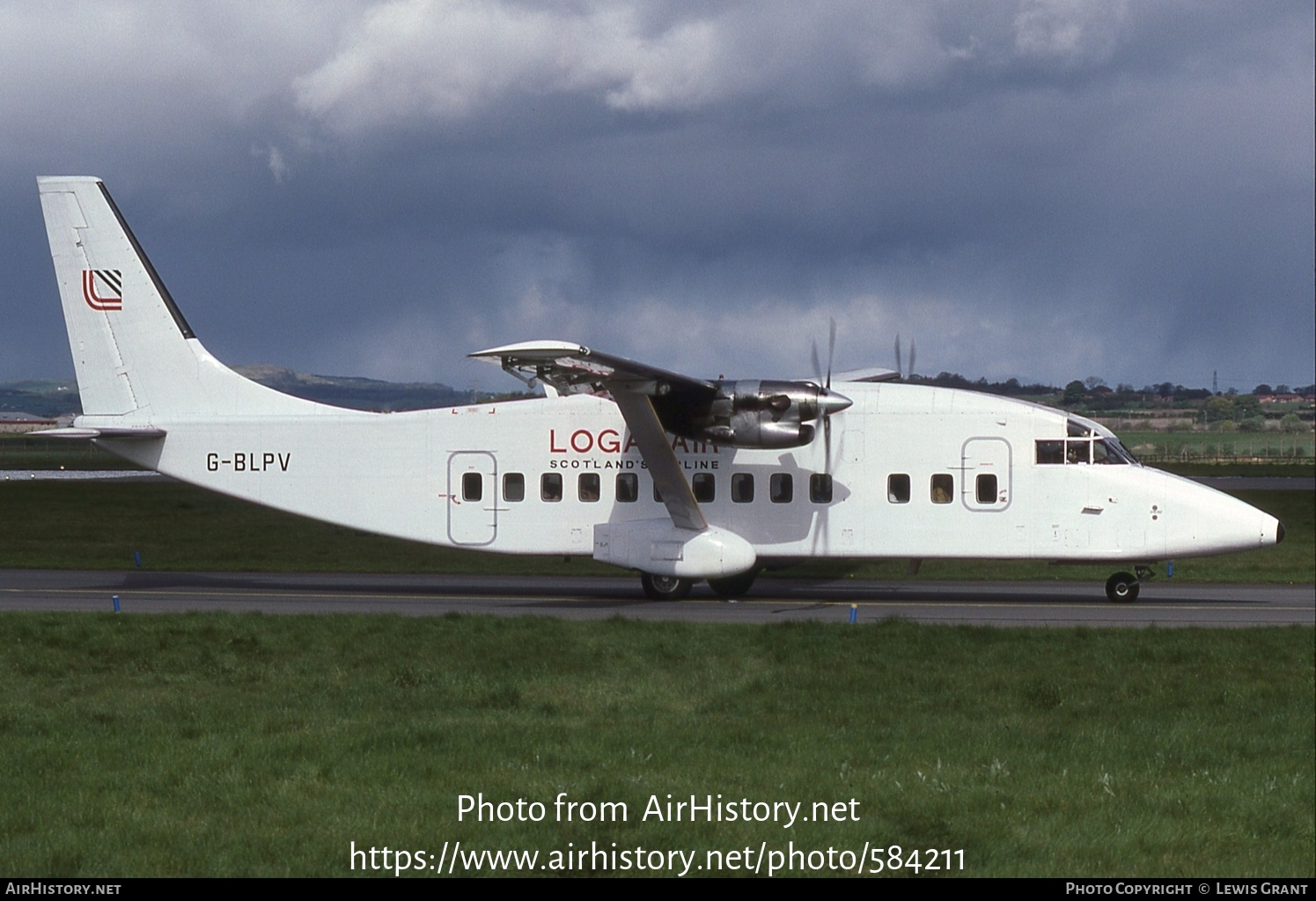 Aircraft Photo of G-BLPV | Short 360-100 | Loganair | AirHistory.net #584211