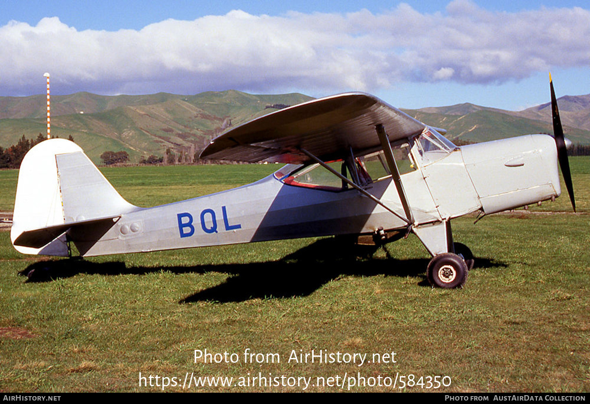 Aircraft Photo of ZK-BQL / BQL | Auster J-5 Adventurer | AirHistory.net #584350