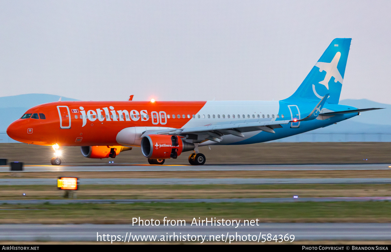 Aircraft Photo of C-GCJK | Airbus A320-214 | Jetlines | AirHistory.net #584369