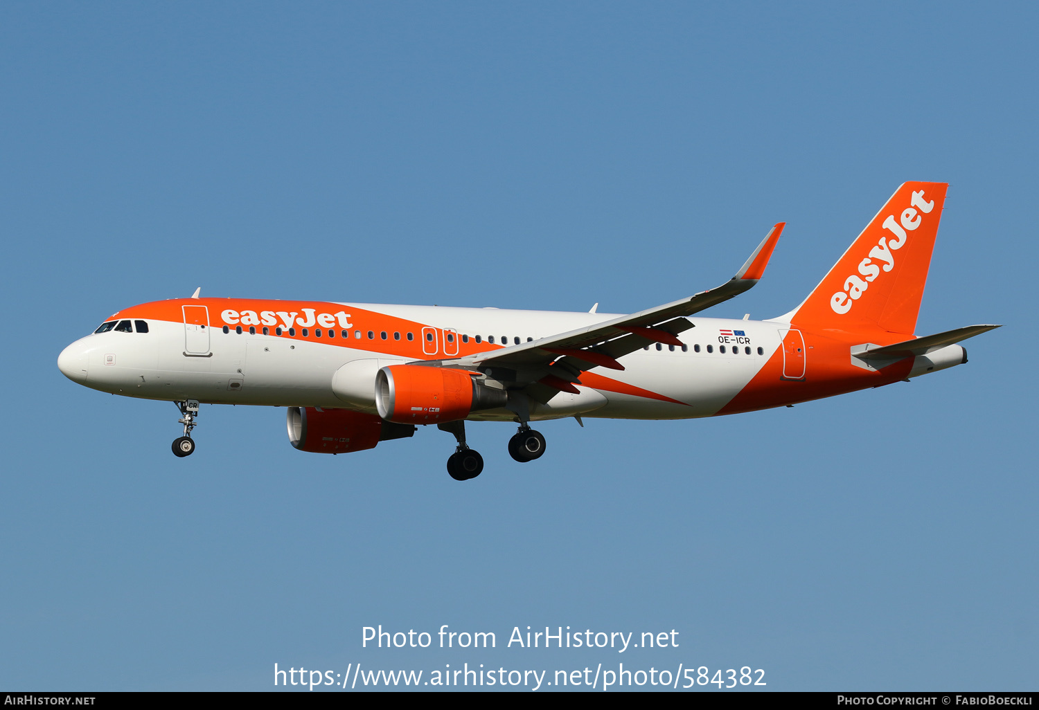 Aircraft Photo of OE-ICR | Airbus A320-214 | EasyJet | AirHistory.net #584382