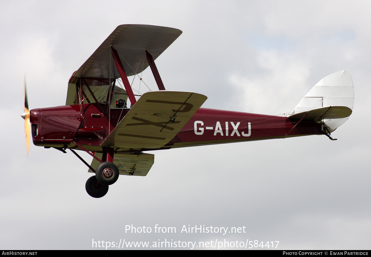 Aircraft Photo of G-AIXJ | De Havilland D.H. 82A Tiger Moth II | AirHistory.net #584417