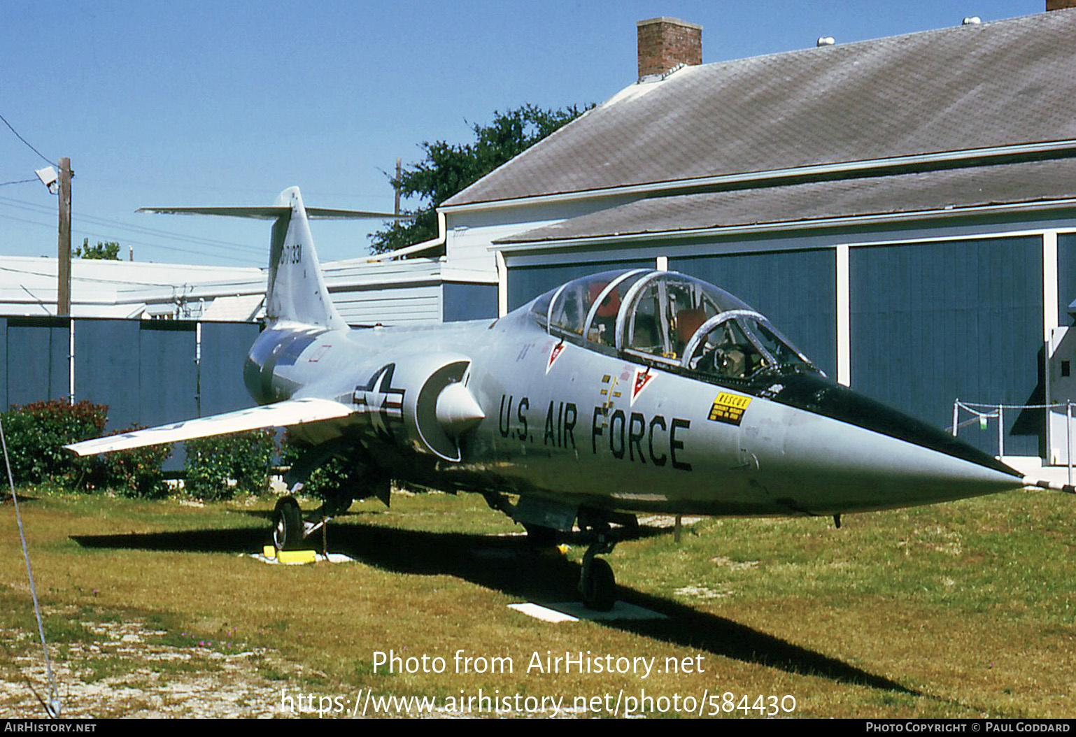 Aircraft Photo of 57-1331 / 0-71331 | Lockheed F-104D Starfighter | USA - Air Force | AirHistory.net #584430