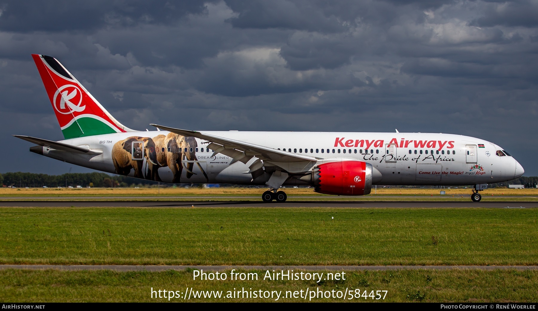 Aircraft Photo of 5Y-KZD | Boeing 787-8 Dreamliner | Kenya Airways | AirHistory.net #584457