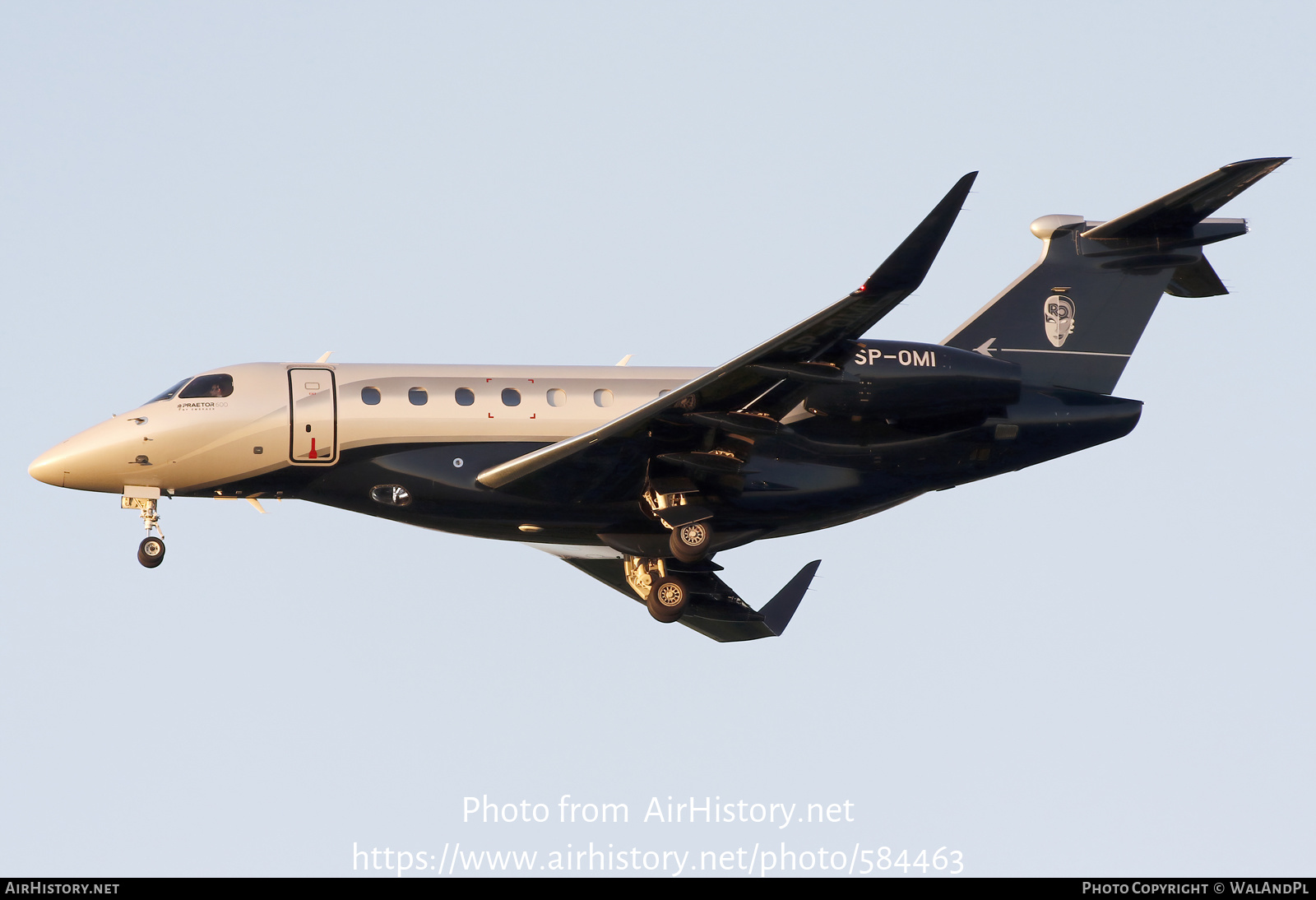 Aircraft Photo of SP-OMI | Embraer EMB-550 Praetor 600 | AirHistory.net #584463