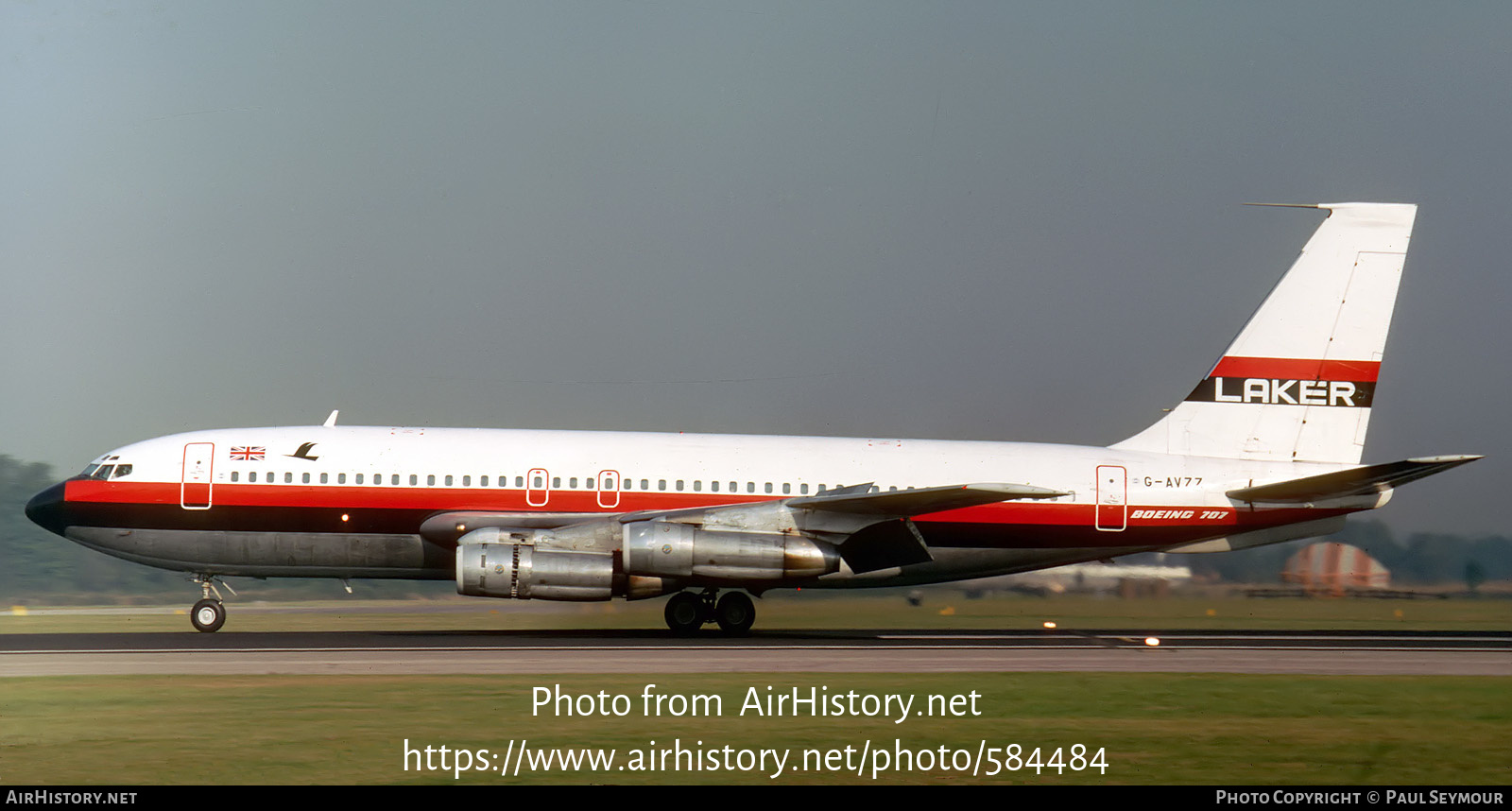 Aircraft Photo of G-AVZZ | Boeing 707-138B | Laker Airways | AirHistory.net #584484