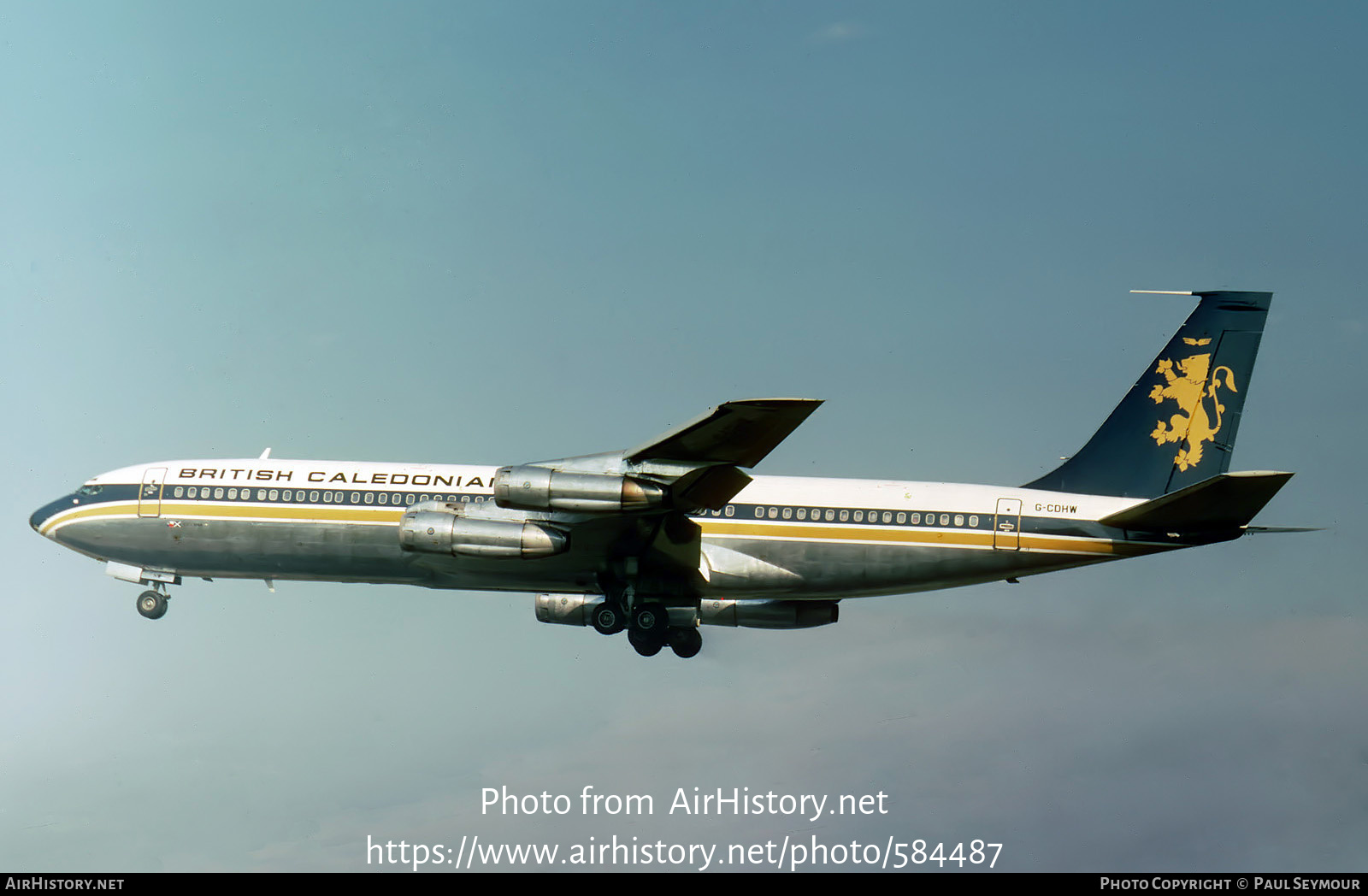 Aircraft Photo of G-CDHW | Boeing 707-3L6C | British Caledonian Airways | AirHistory.net #584487