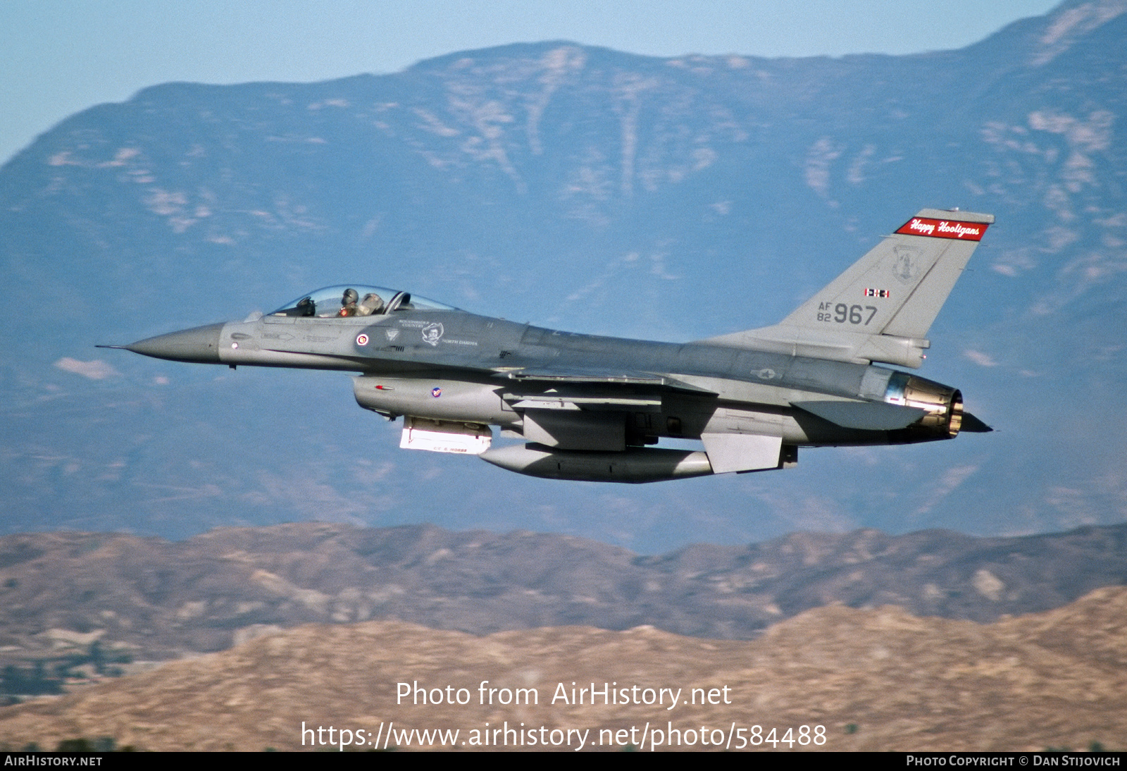 Aircraft Photo of 82-0967 / AF82-967 | General Dynamics F-16A/ADF Fighting Falcon | USA - Air Force | AirHistory.net #584488