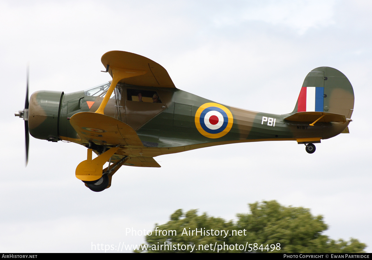 Aircraft Photo of N18V / DR628 | Beech D17S | UK - Air Force | AirHistory.net #584498