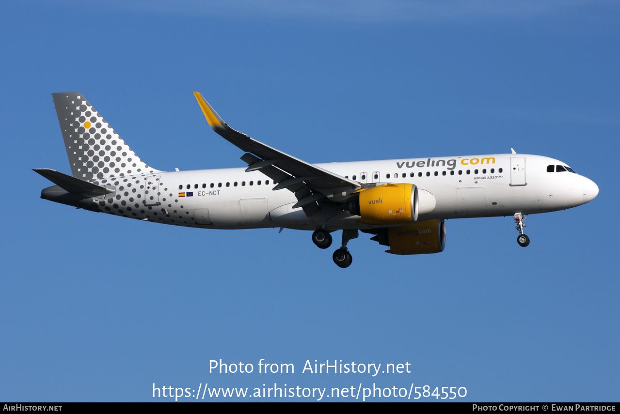 Aircraft Photo of EC-NCT | Airbus A320-271N | Vueling Airlines | AirHistory.net #584550