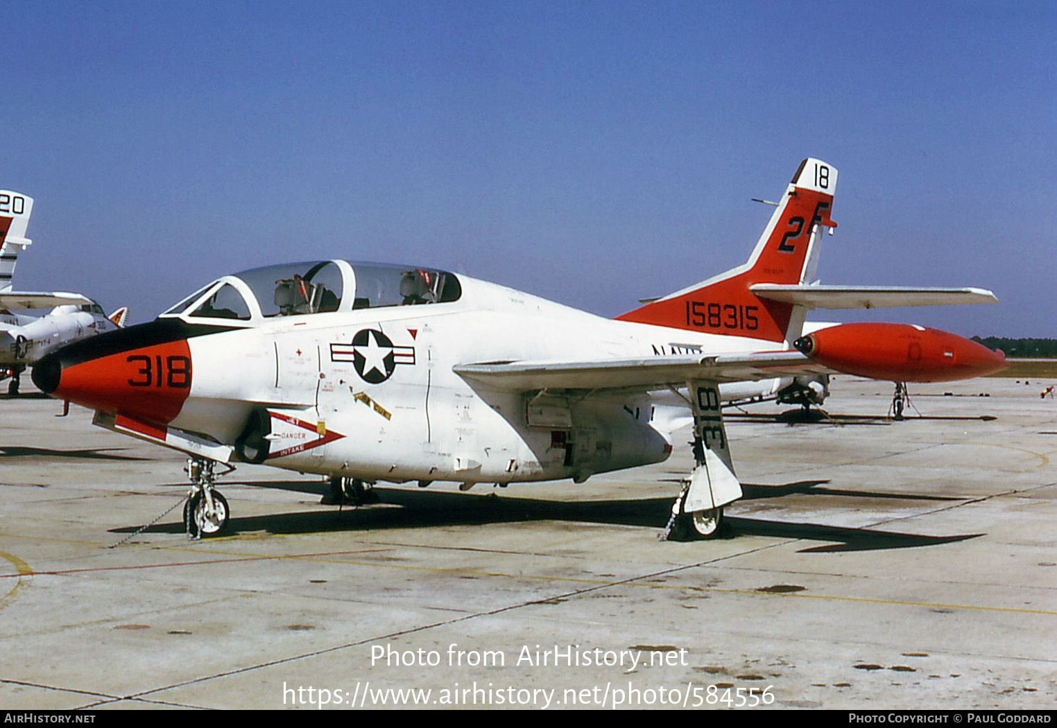 Aircraft Photo of 158315 | North American Rockwell T-2C Buckeye | USA - Navy | AirHistory.net #584556