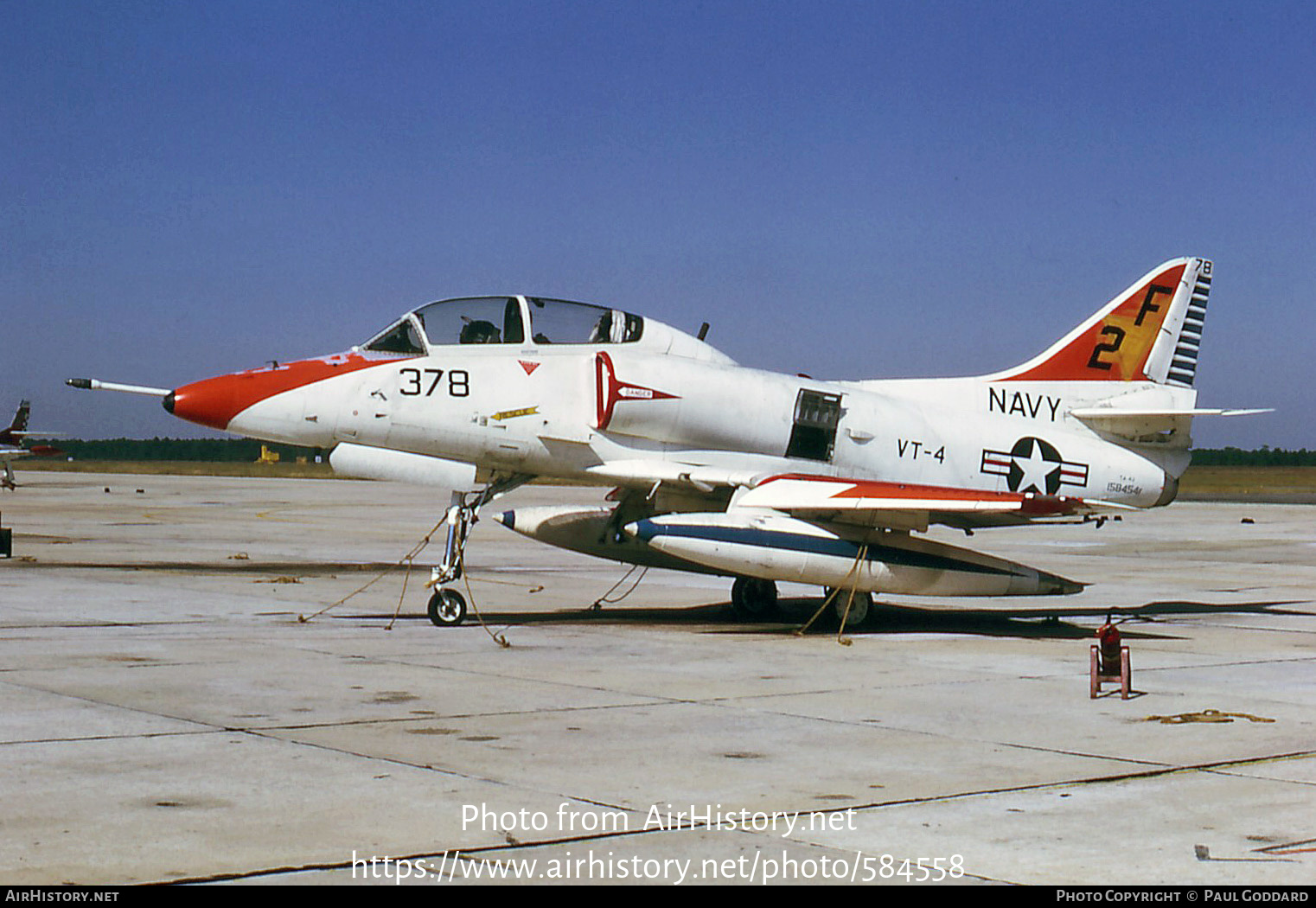 Aircraft Photo of 158454 | Douglas TA-4J Skyhawk | USA - Navy | AirHistory.net #584558