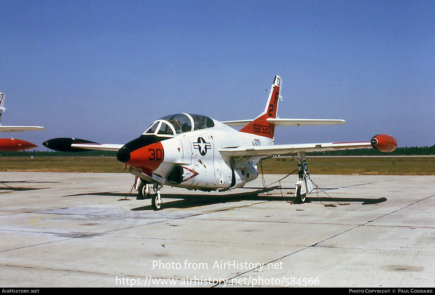 Aircraft Photo of 158320 | North American Rockwell T-2C Buckeye | USA - Navy | AirHistory.net #584566