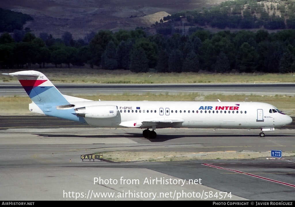 Aircraft Photo of F-GPXC | Fokker 100 (F28-0100) | Air Inter | AirHistory.net #584574