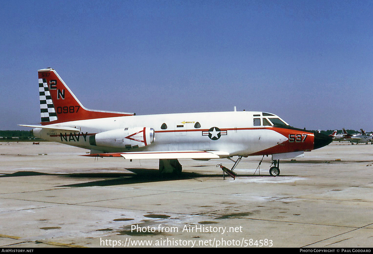 Aircraft Photo of 150987 / 0987 | North American Rockwell T-39D | USA - Navy | AirHistory.net #584583