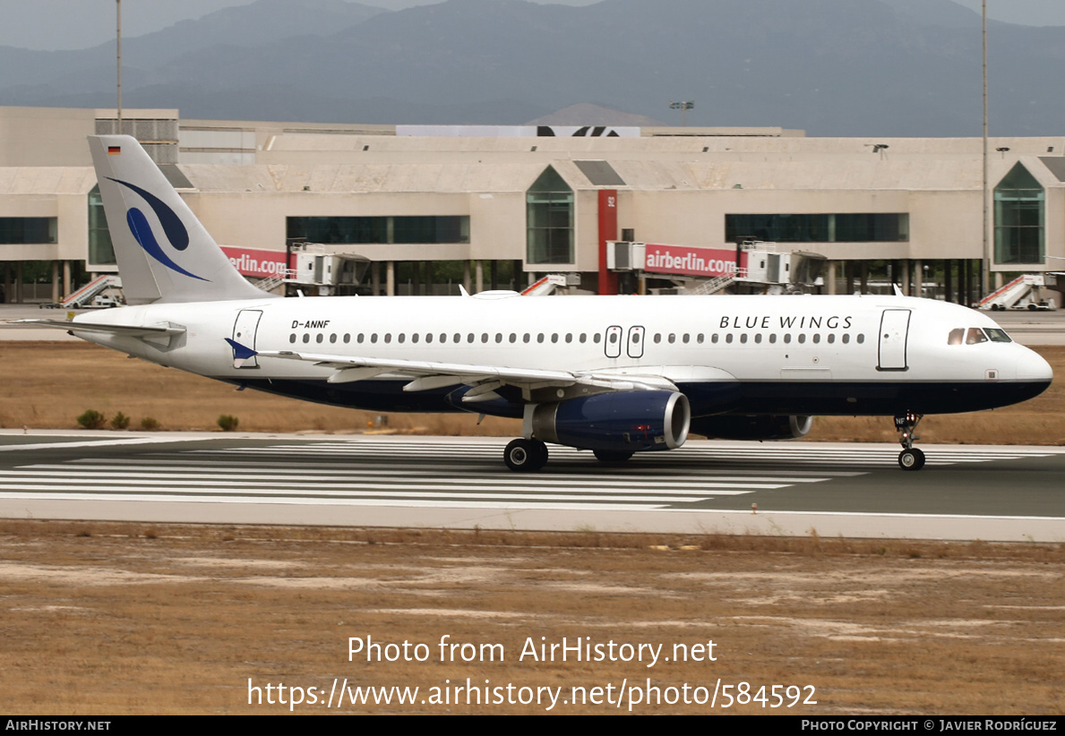 Aircraft Photo of D-ANNF | Airbus A320-232 | Blue Wings | AirHistory.net #584592