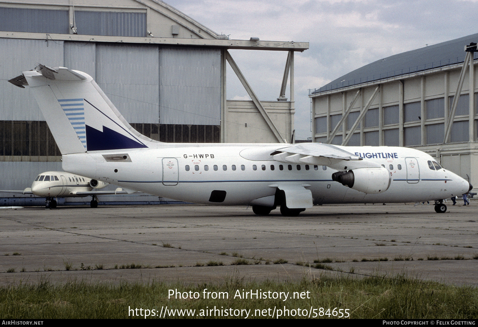 Aircraft Photo of G-HWPB | British Aerospace BAe-146-200 | Flightline | AirHistory.net #584655