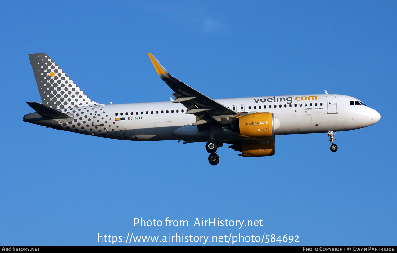 Aircraft Photo of EC-NBA | Airbus A320-271N | Vueling Airlines | AirHistory.net #584692