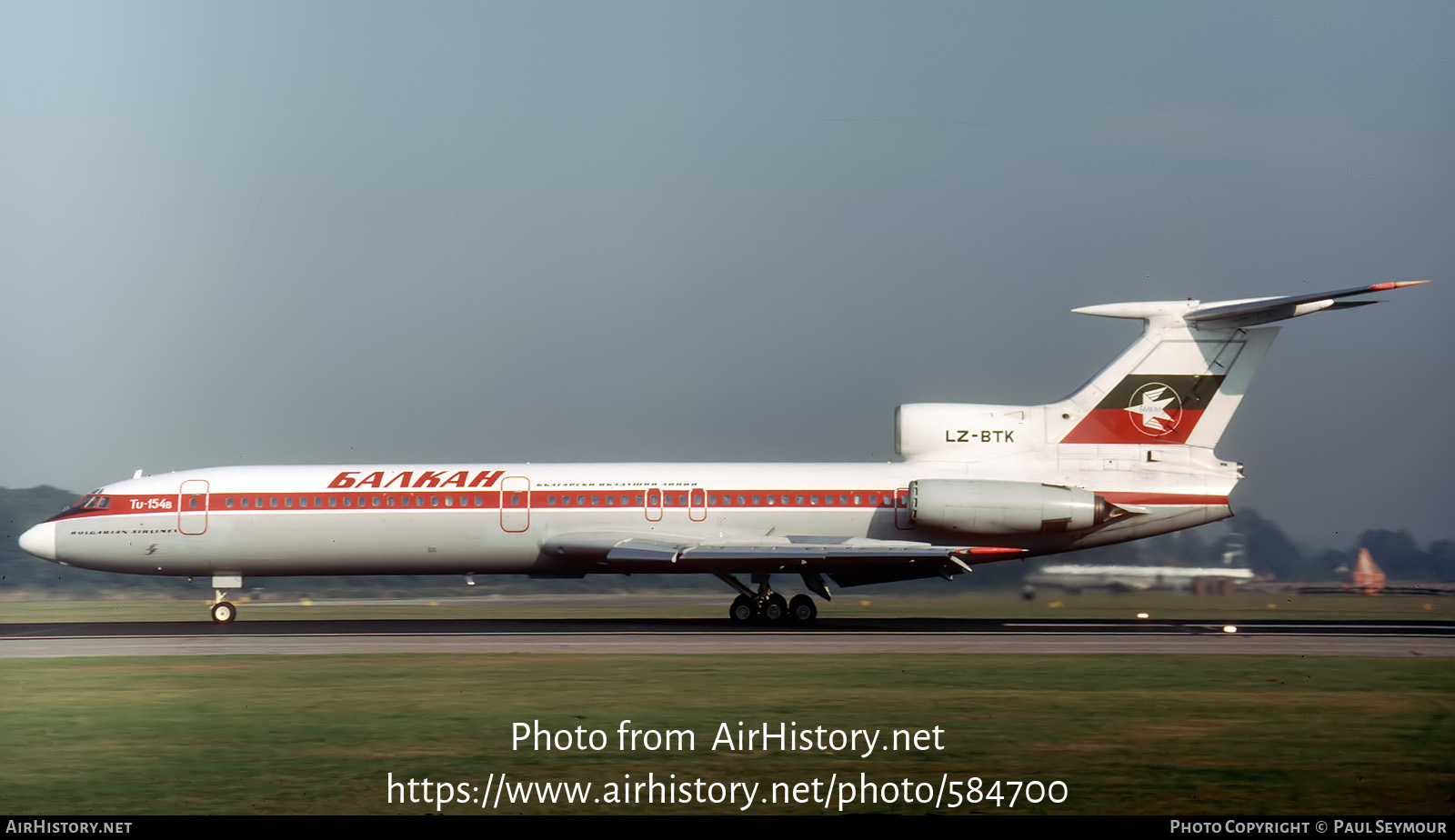 Aircraft Photo of LZ-BTK | Tupolev Tu-154B | Balkan - Bulgarian Airlines | AirHistory.net #584700