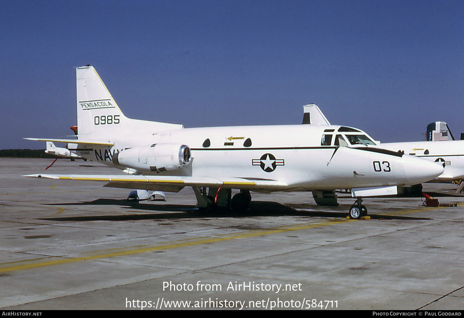 Aircraft Photo of 150985 / 0985 | North American Rockwell T-39D | USA - Navy | AirHistory.net #584711