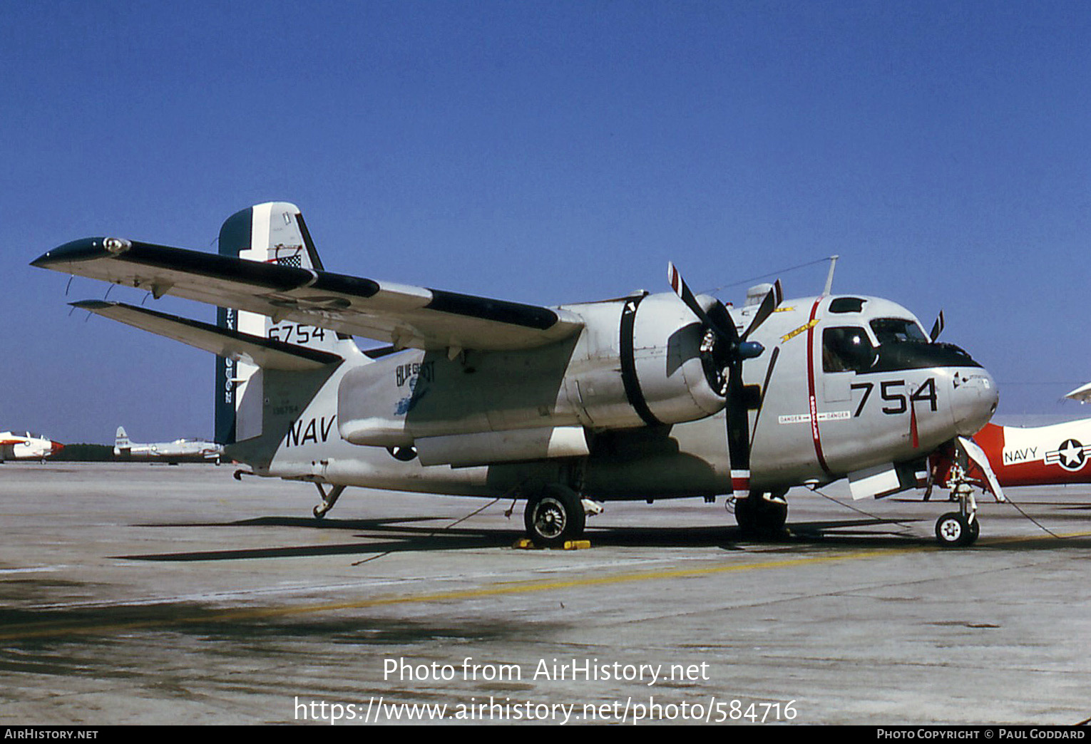 Aircraft Photo of 136754 / 6754 | Grumman C-1A Trader (TF-1) | USA - Navy | AirHistory.net #584716