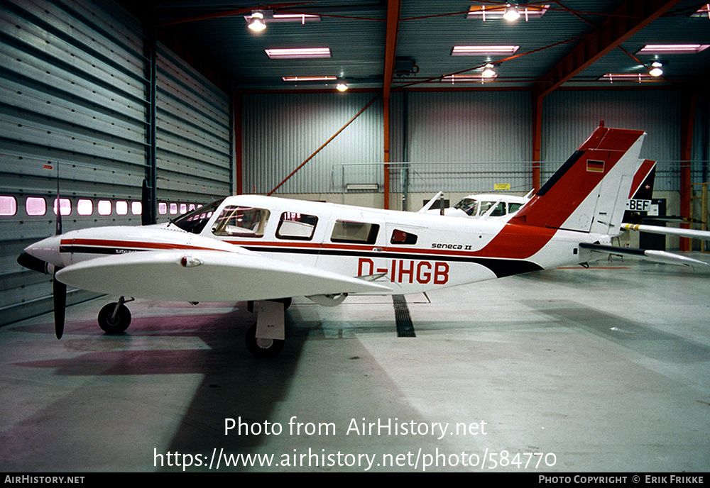 Aircraft Photo of D-IHGB | Piper PA-34-200T Seneca II | AirHistory.net #584770