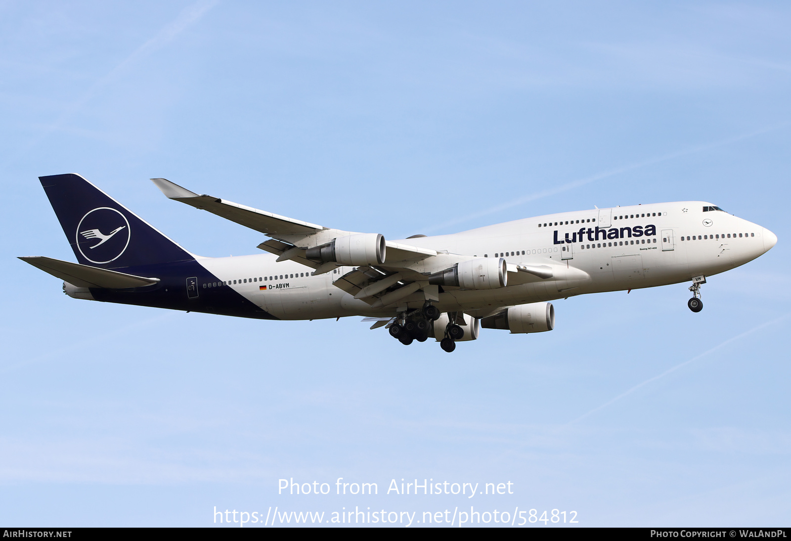 Aircraft Photo of D-ABVM | Boeing 747-430 | Lufthansa | AirHistory.net #584812