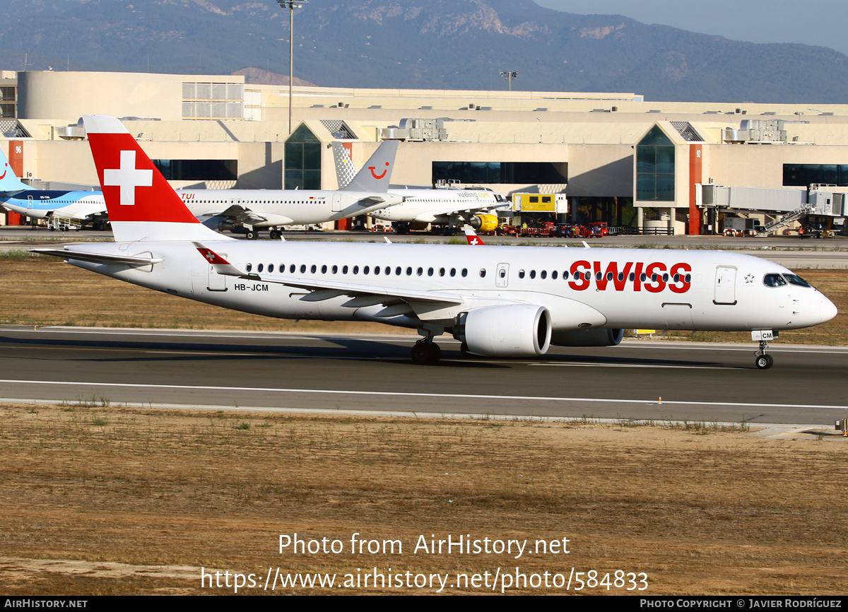 Aircraft Photo of HB-JCM | Bombardier CSeries CS300 (BD-500-1A11) | Swiss International Air Lines | AirHistory.net #584833