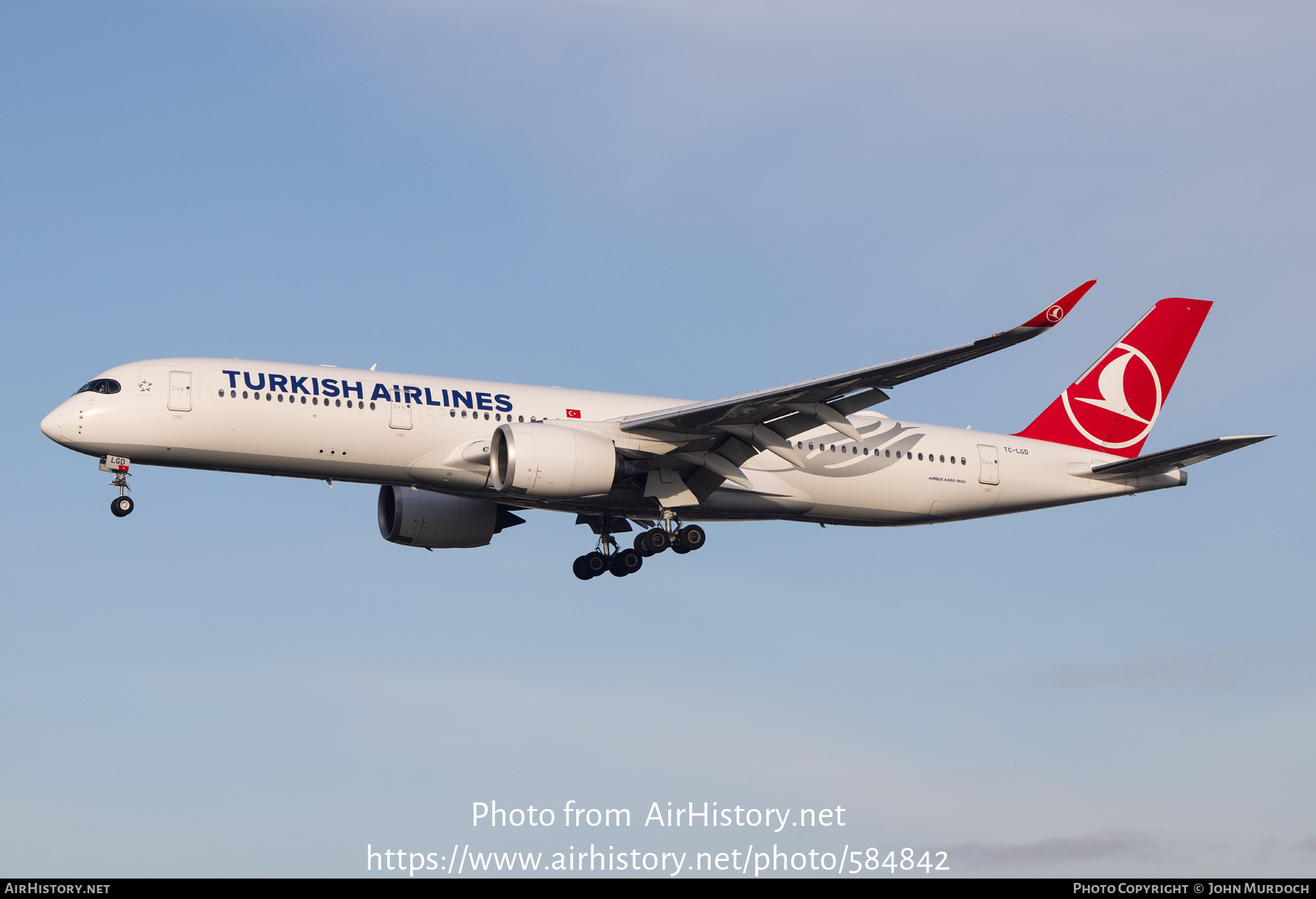 Aircraft Photo of TC-LGD | Airbus A350-941 | Turkish Airlines | AirHistory.net #584842