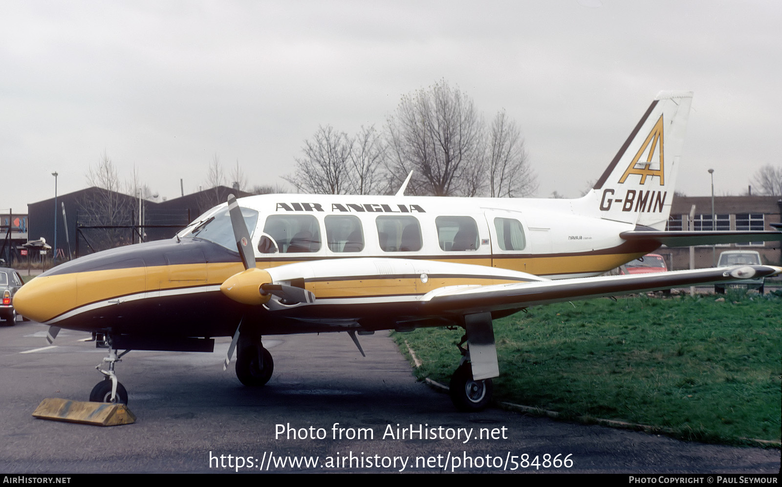 Aircraft Photo of G-BMIN | Piper PA-31-350 Navajo Chieftain | Air Anglia | AirHistory.net #584866