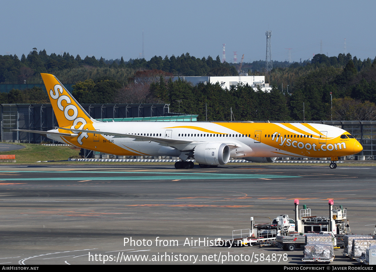 Aircraft Photo of 9V-OJC | Boeing 787-9 Dreamliner | Scoot | AirHistory.net #584878