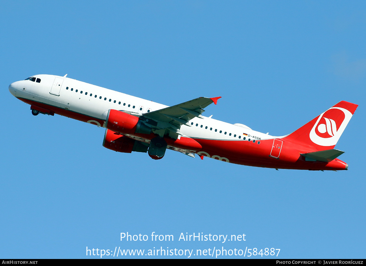 Aircraft Photo of D-ASGK | Airbus A320-214 | Air Berlin | AirHistory.net #584887