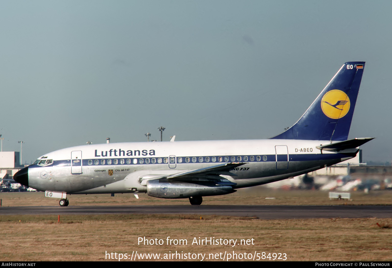 Aircraft Photo of D-ABEO | Boeing 737-130 | Lufthansa | AirHistory.net #584923