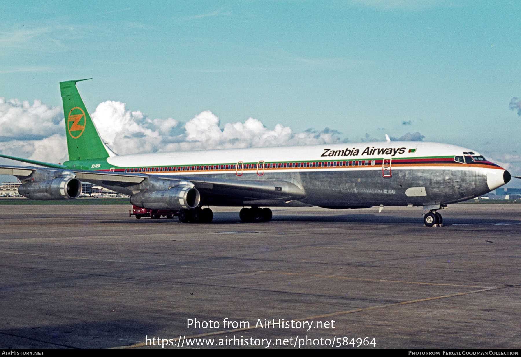 Aircraft Photo of 9J-AEB | Boeing 707-351C | Zambia Airways | AirHistory.net #584964