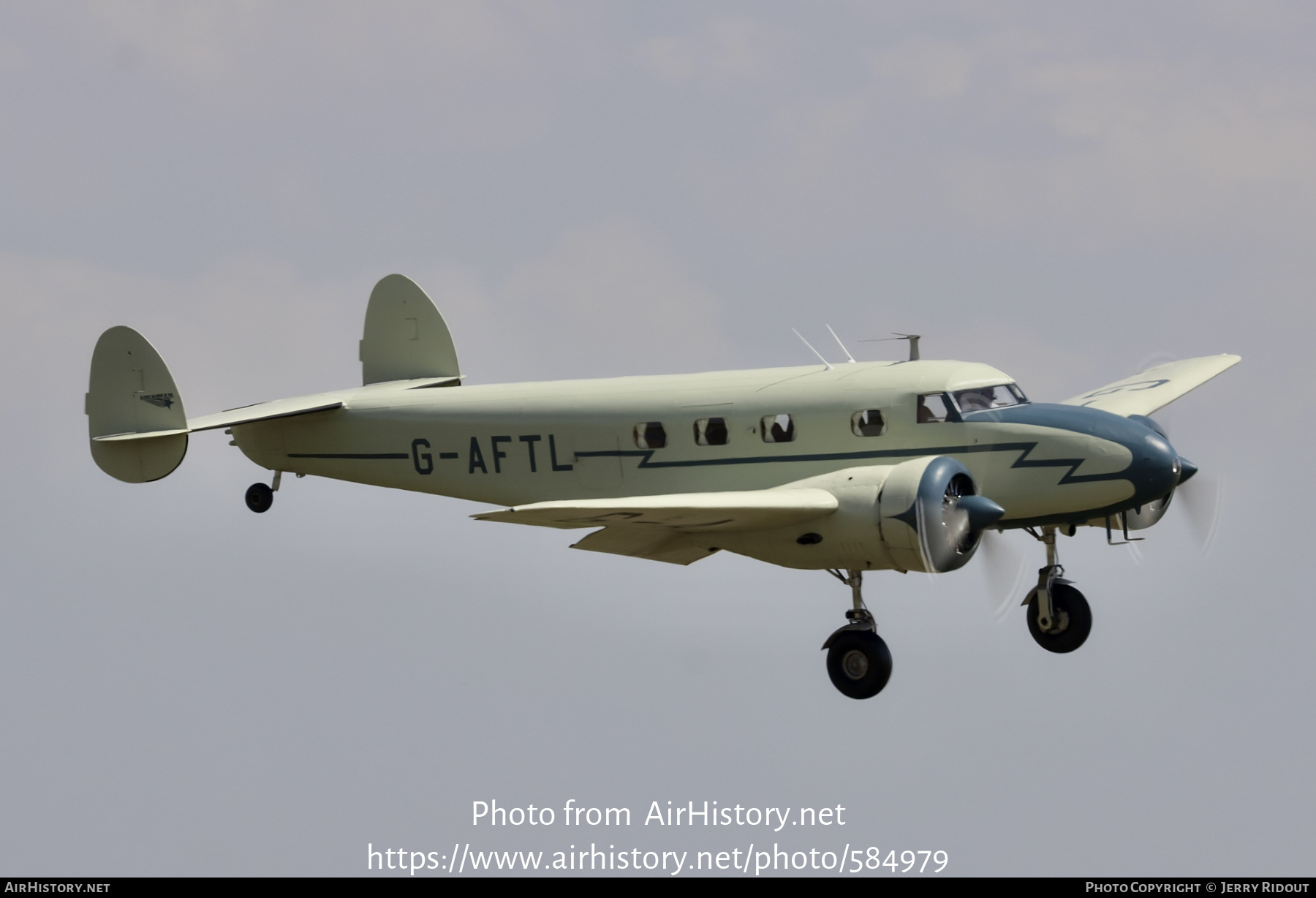 Aircraft Photo of G-AFTL | Lockheed 12-A Electra Junior | AirHistory.net #584979