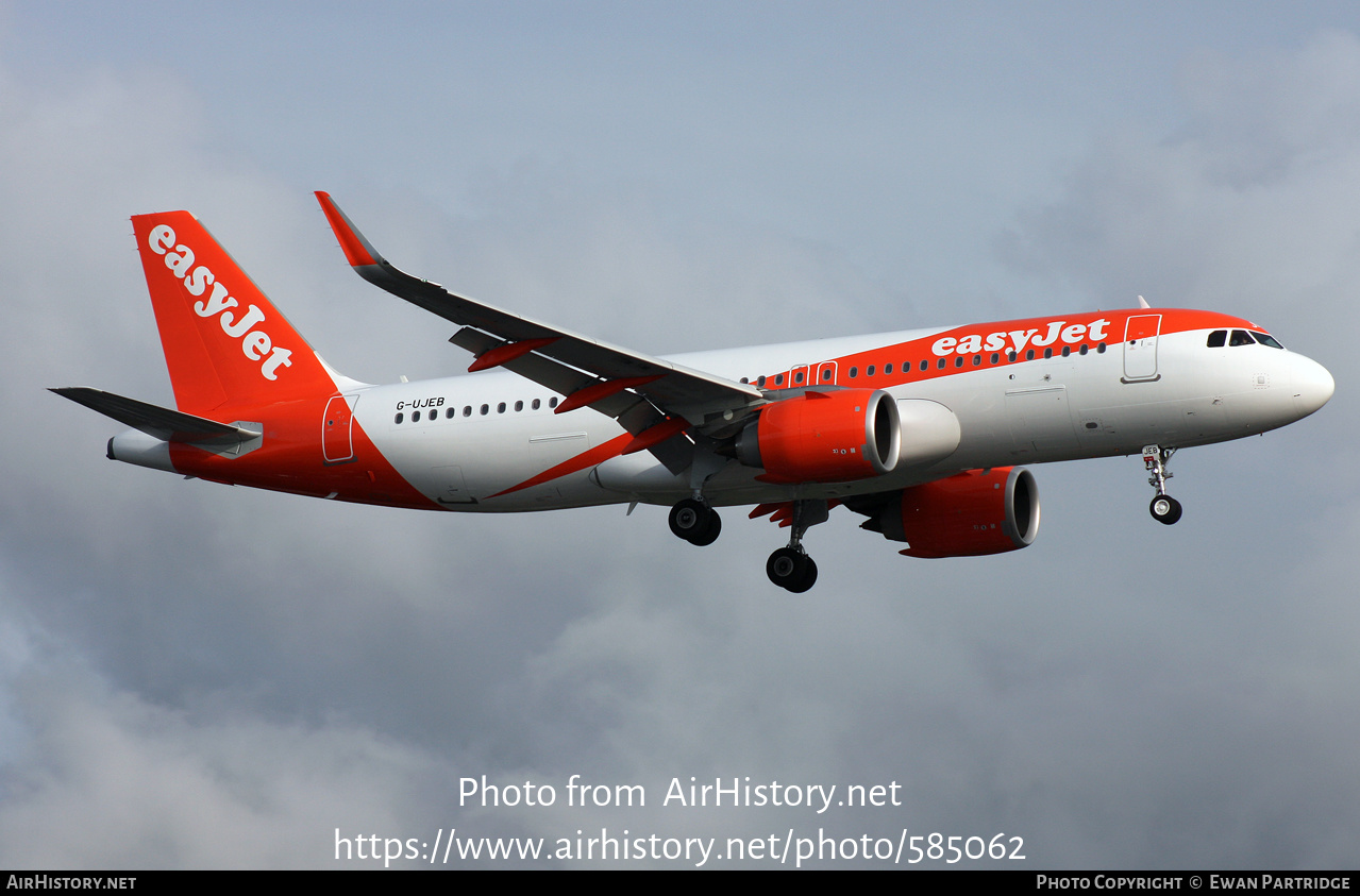 Aircraft Photo of G-UJEB | Airbus A320-251N | EasyJet | AirHistory.net #585062