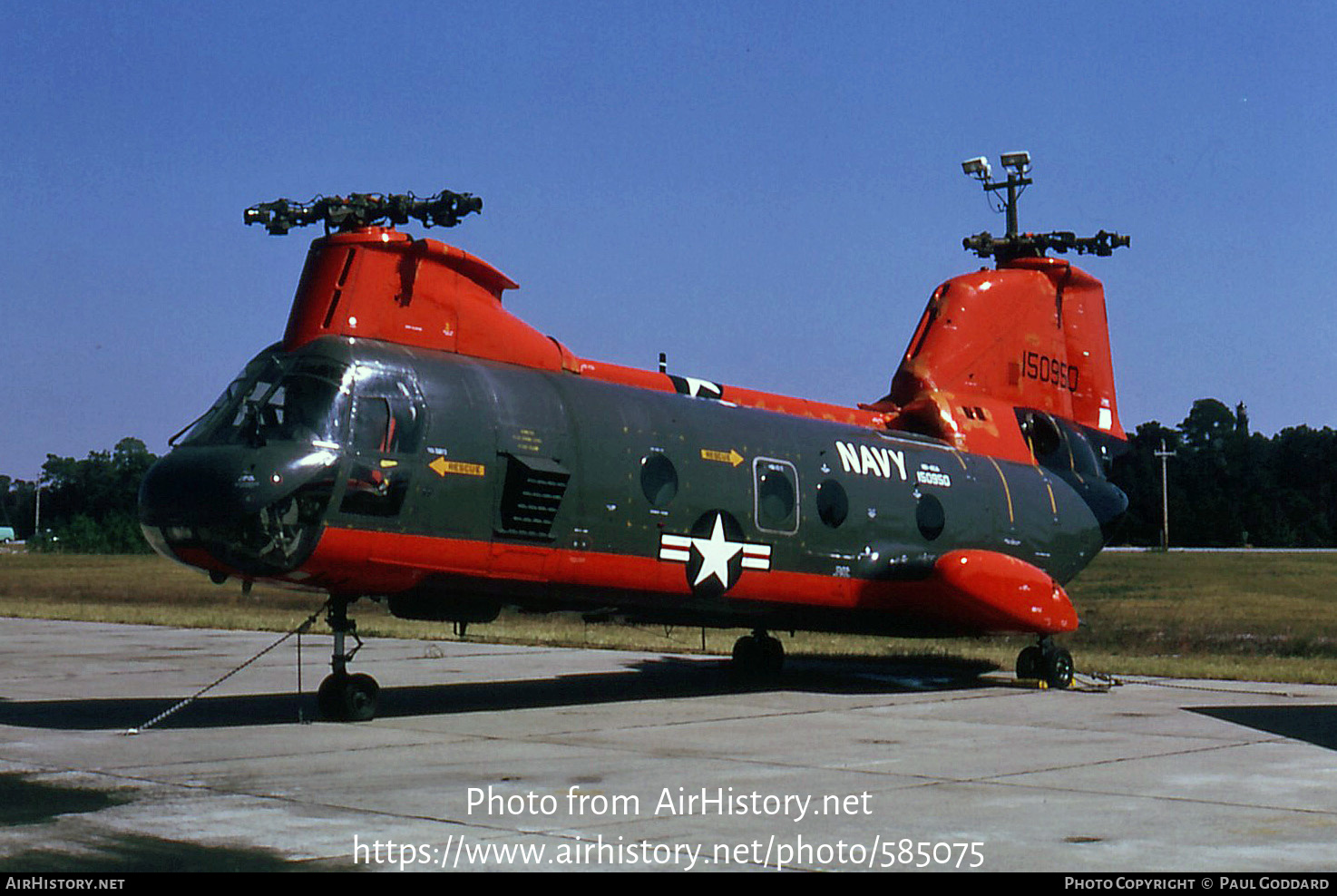 Aircraft Photo of 150950 | Boeing Vertol HH-46A Sea Knight | USA - Navy | AirHistory.net #585075