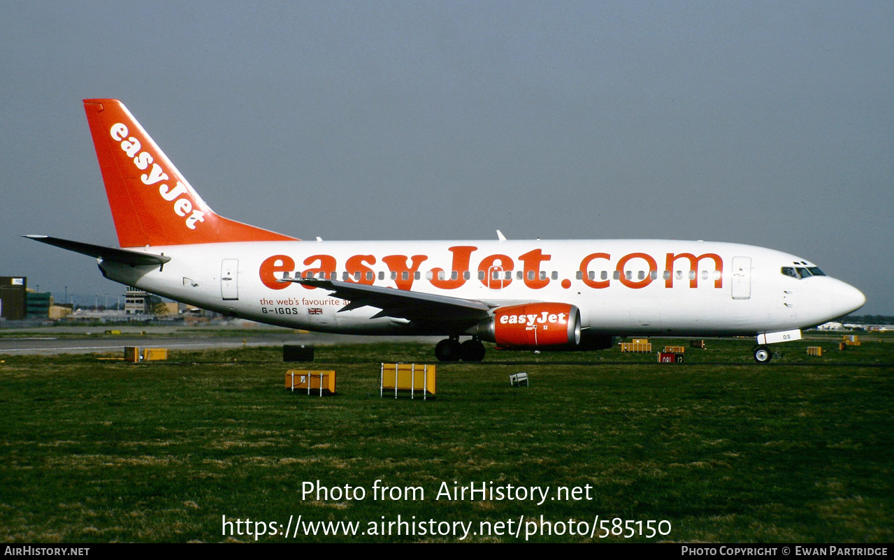 Aircraft Photo of G-IGOS | Boeing 737-3L9 | EasyJet | AirHistory.net #585150