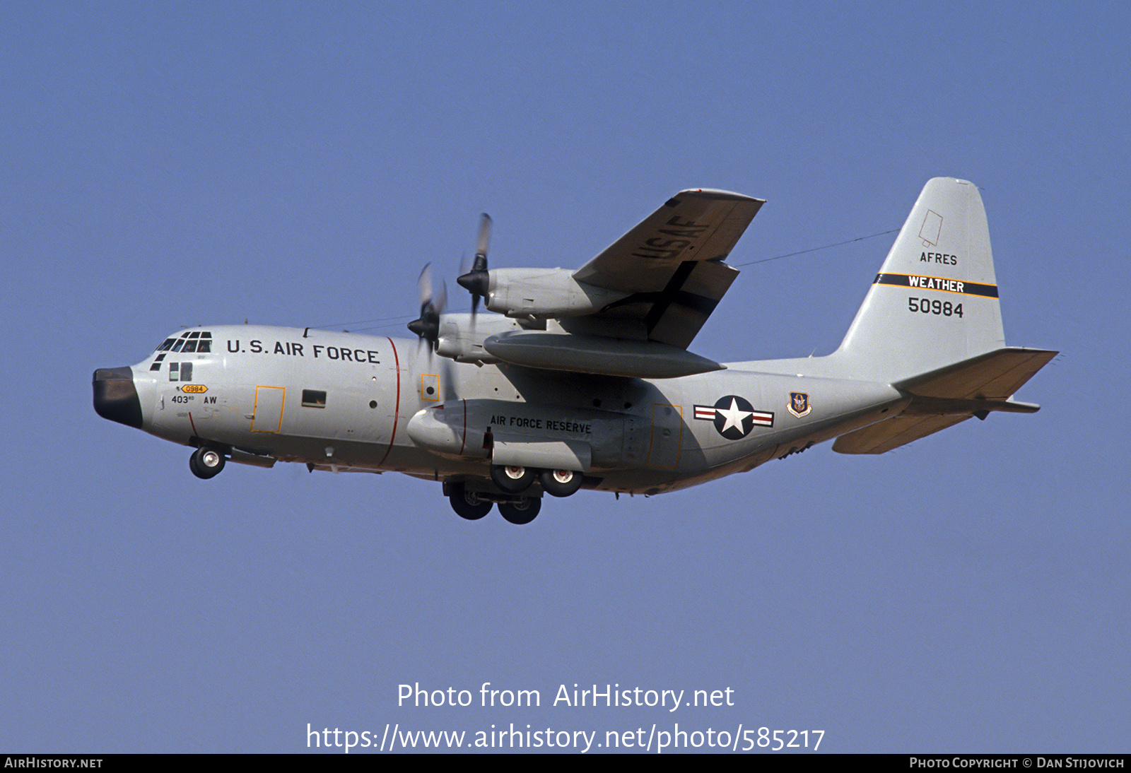 Aircraft Photo of 65-0984 / 50984 | Lockheed WC-130H Hercules (L-382) | USA - Air Force | AirHistory.net #585217