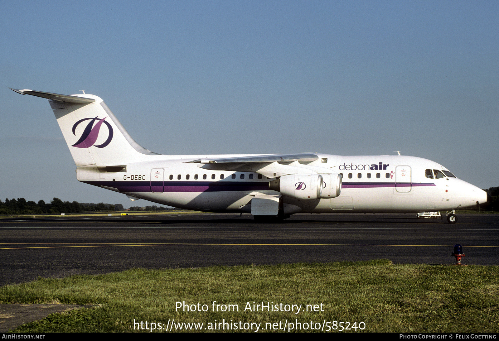 Aircraft Photo of G-DEBC | British Aerospace BAe-146-200 | Debonair Airways | AirHistory.net #585240