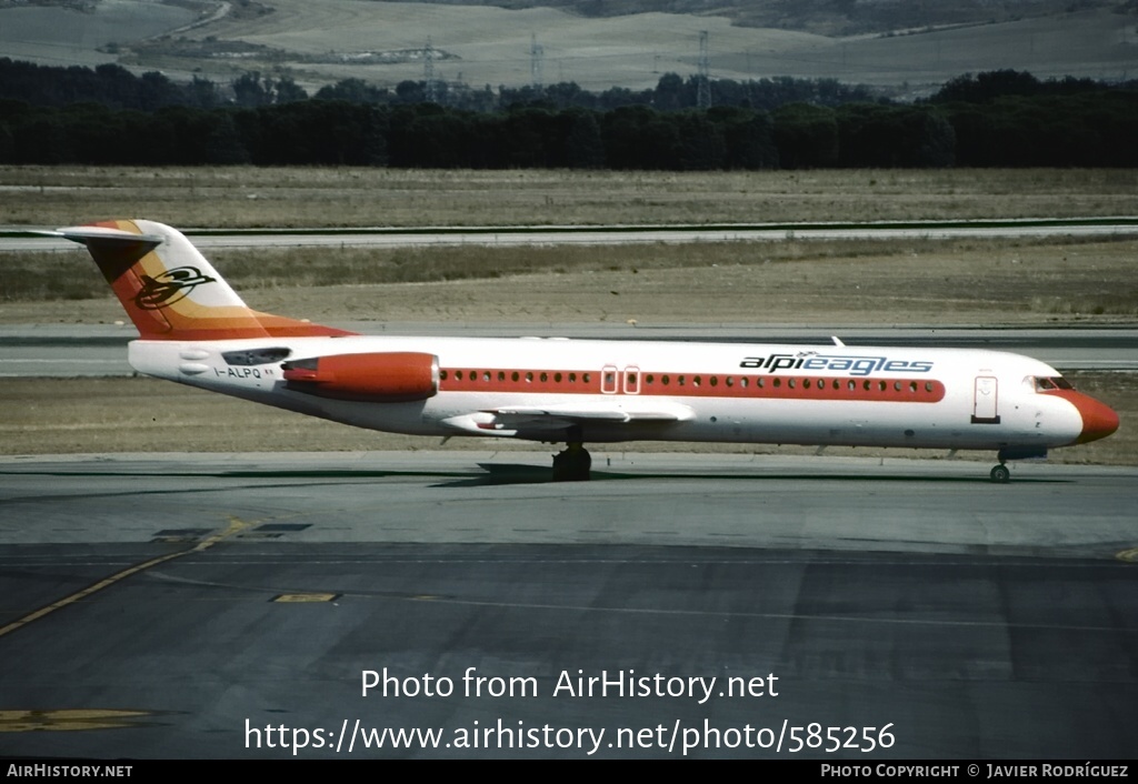 Aircraft Photo of I-ALPQ | Fokker 100 (F28-0100) | Alpi Eagles | AirHistory.net #585256