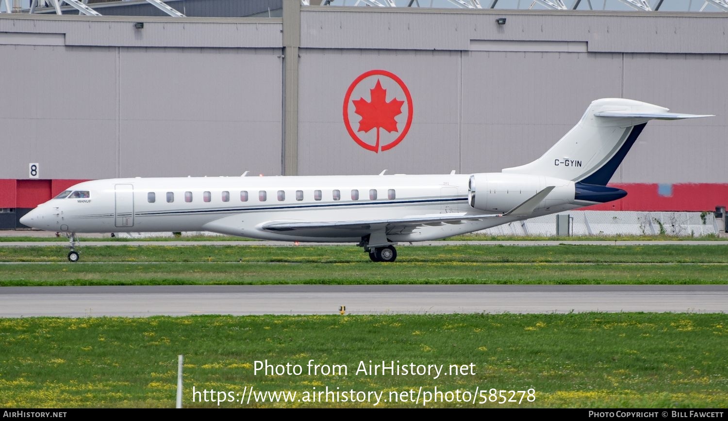 Aircraft Photo of C-GYIN | Bombardier Global 7500 (BD-700-2A12) | AirHistory.net #585278