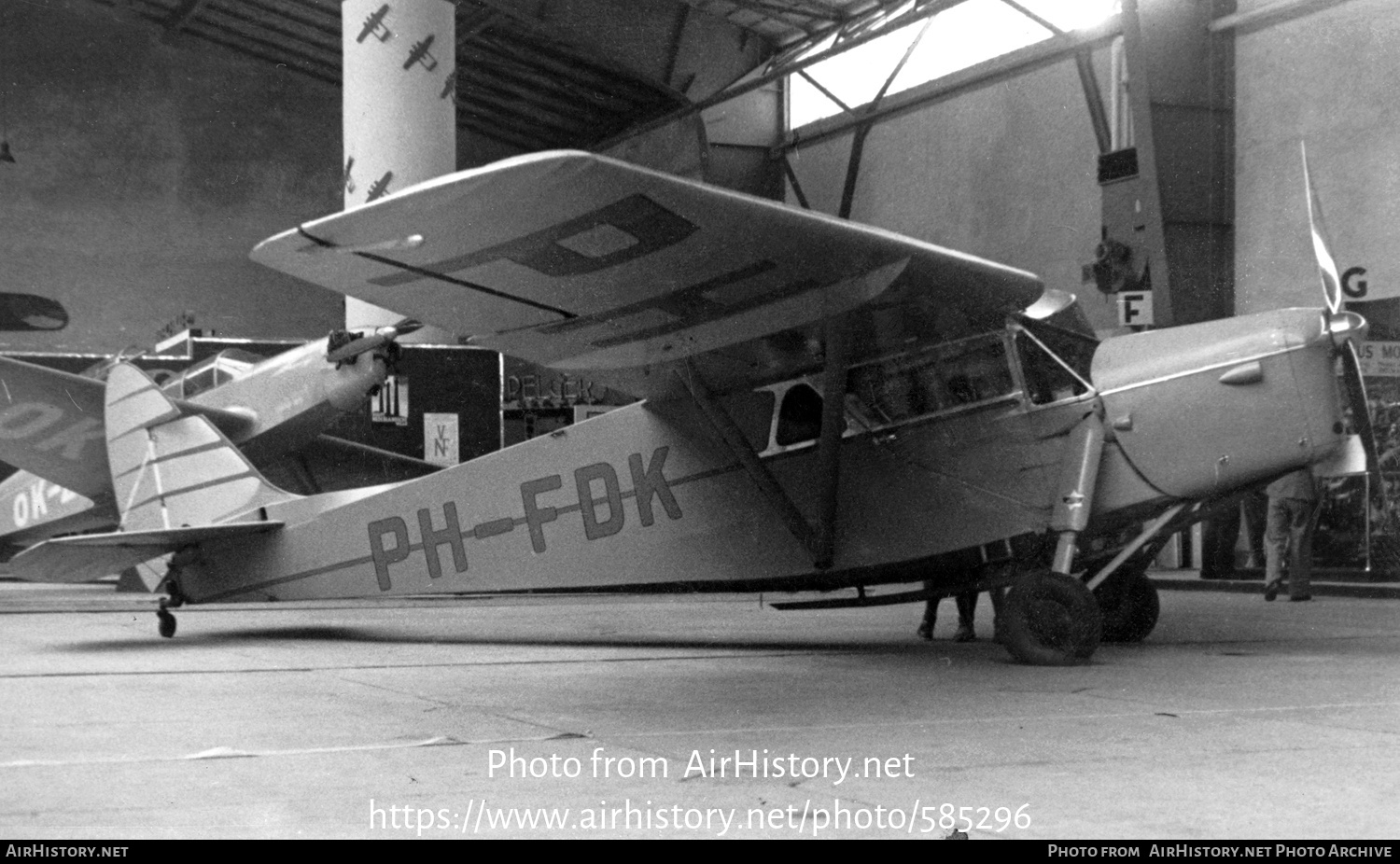 Aircraft Photo of PH-FDK | De Havilland D.H. 85 Leopard Moth | AirHistory.net #585296