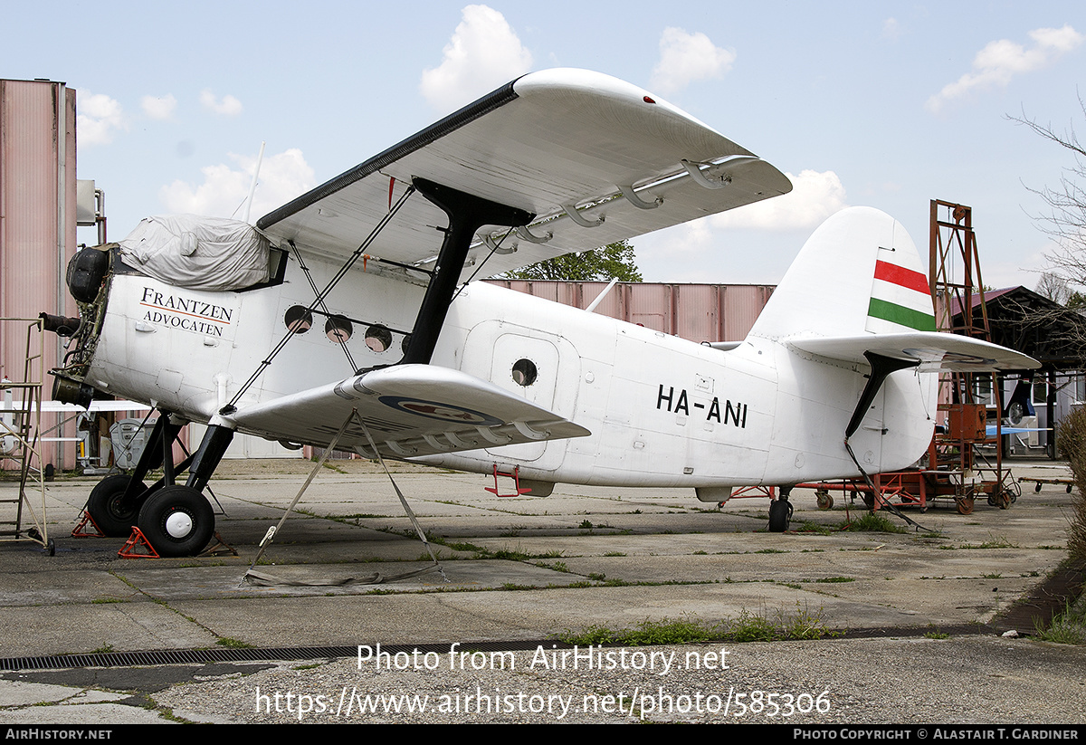 Aircraft Photo of HA-ANI | Antonov An-2P | AirHistory.net #585306