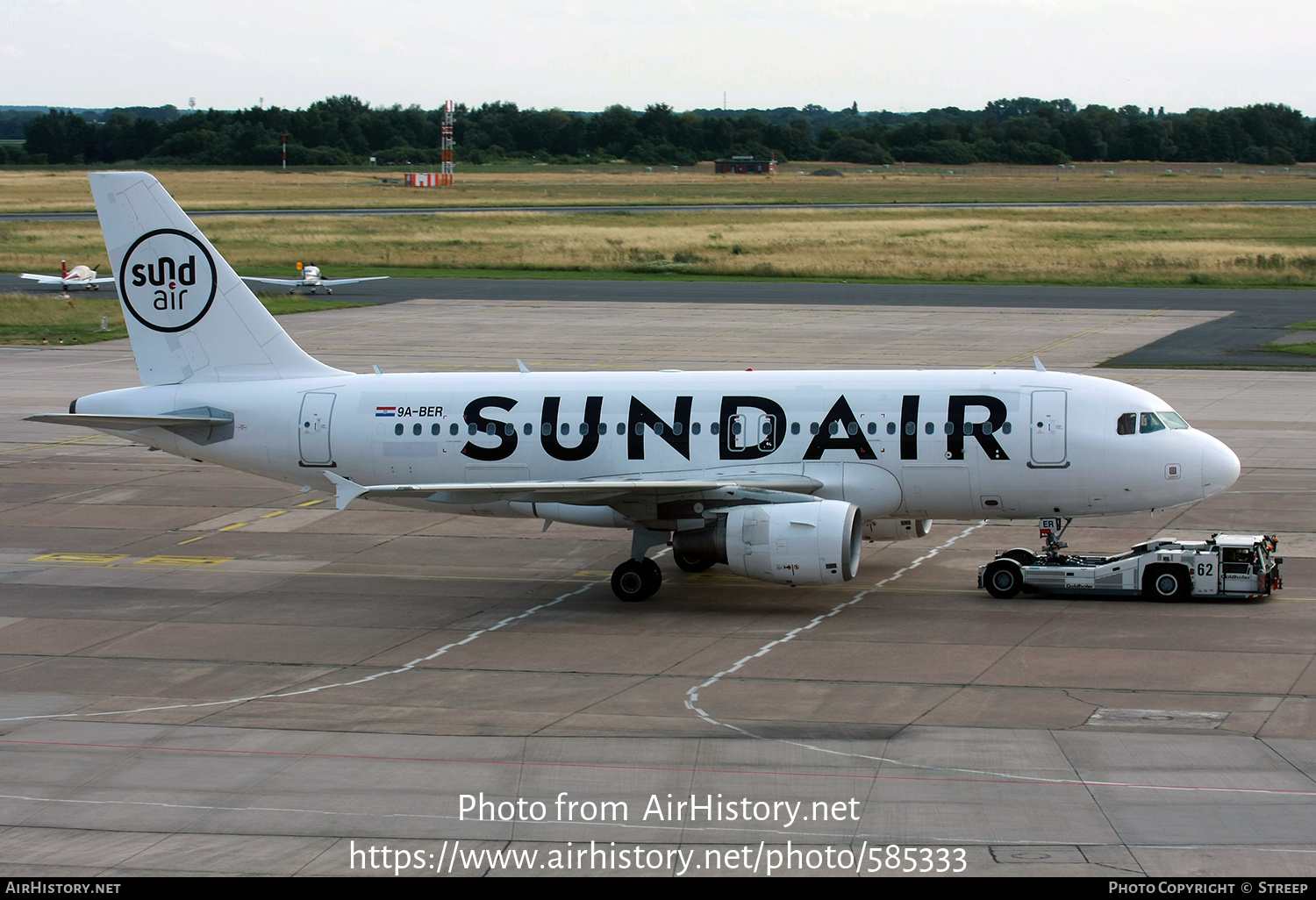 Aircraft Photo of 9A-BER | Airbus A319-112 | Sundair | AirHistory.net #585333