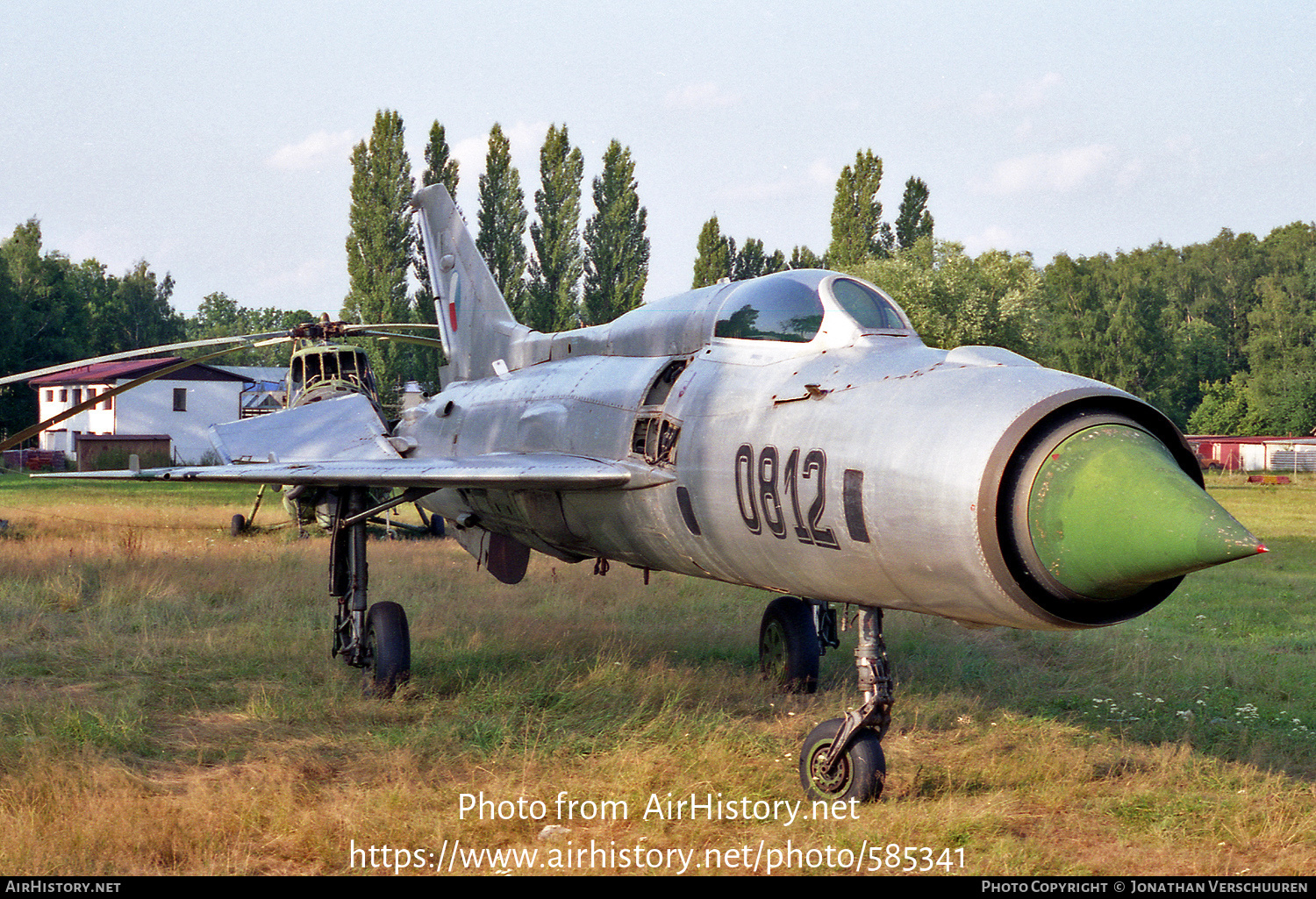 Aircraft Photo of 0812 | Mikoyan-Gurevich MiG-21PF | Czechoslovakia - Air Force | AirHistory.net #585341