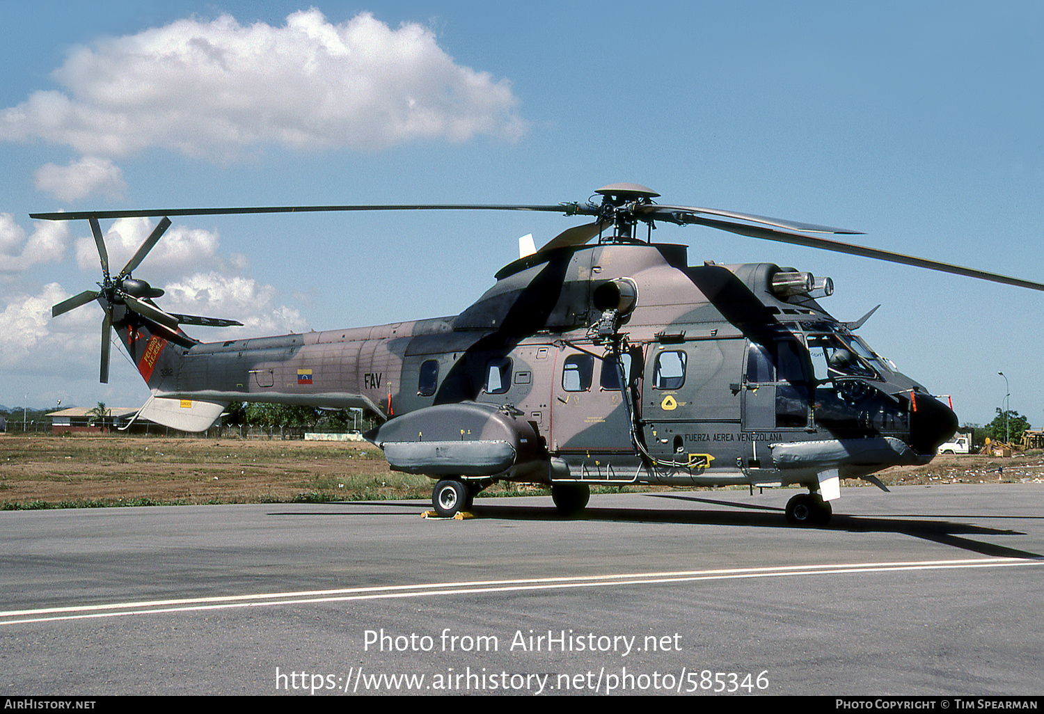 Aircraft Photo of 3312 Aerospatiale AS 332B1 Super Puma Venezuela Air Force AirHistory 585346