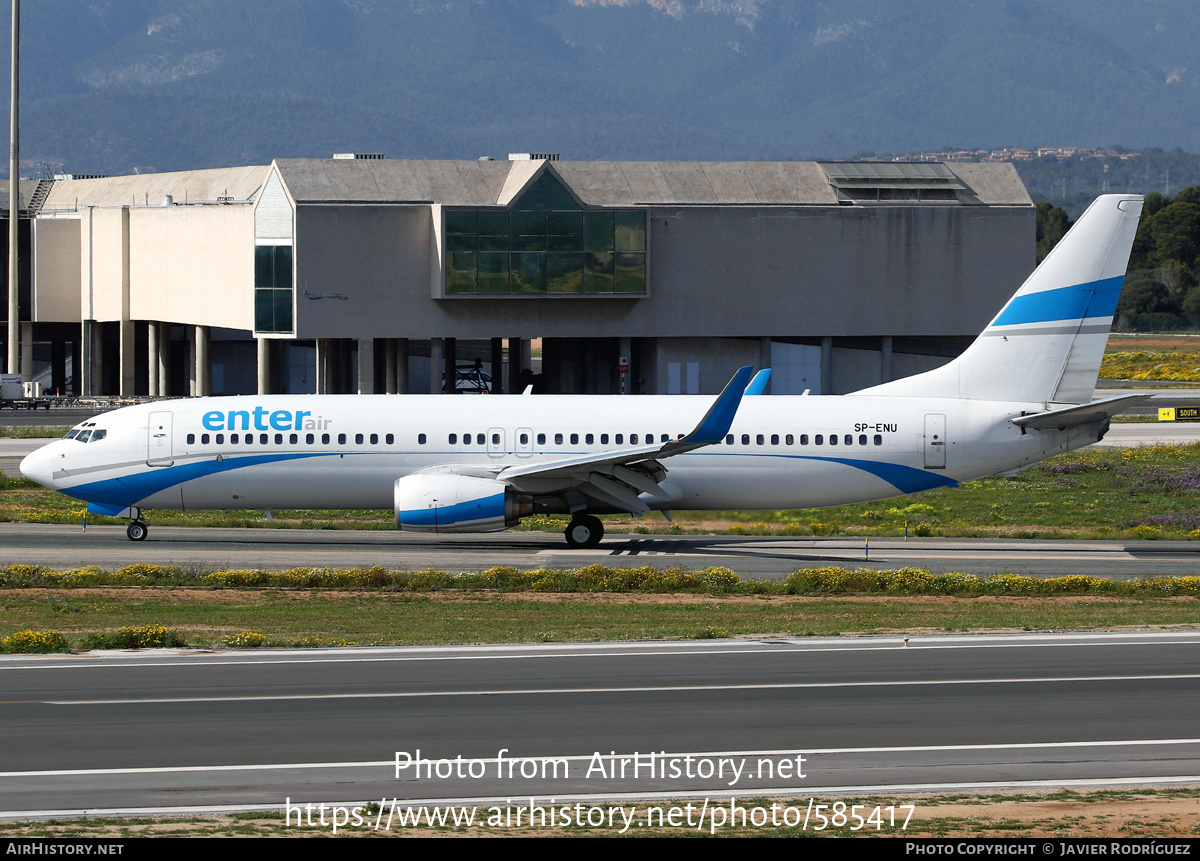 Aircraft Photo of SP-ENU | Boeing 737-83N | Enter Air | AirHistory.net #585417