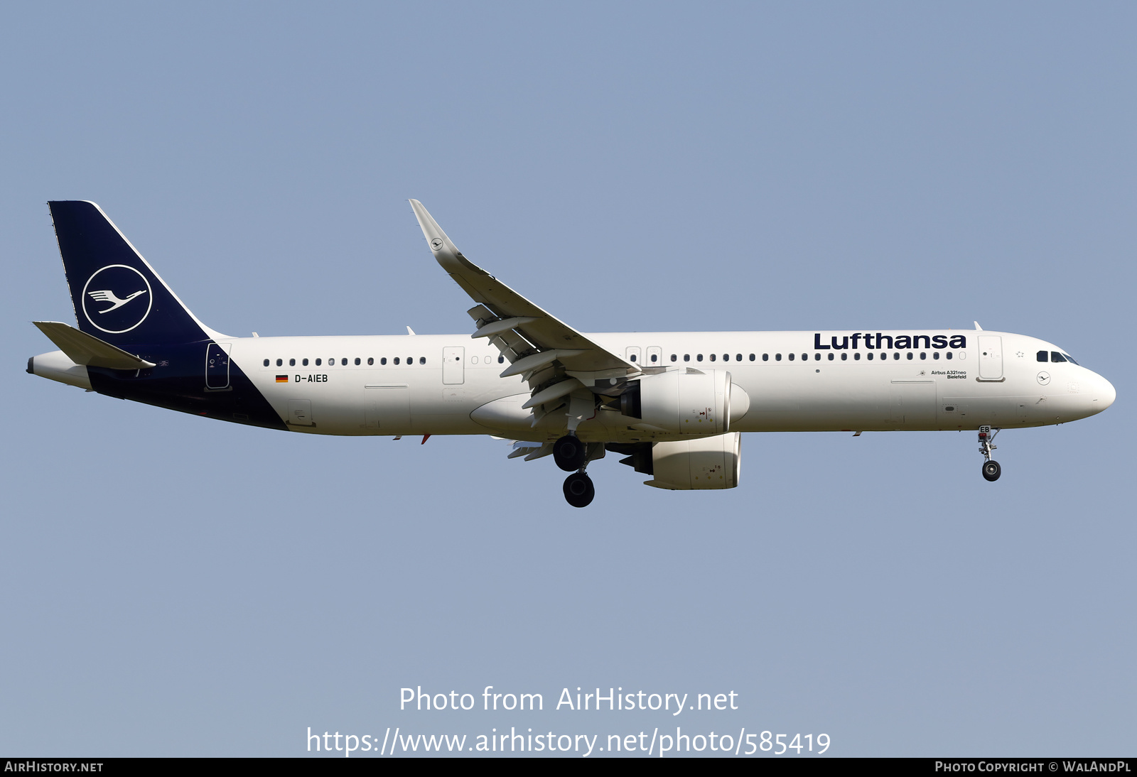 Aircraft Photo of D-AIEB | Airbus A321-271NX | Lufthansa | AirHistory.net #585419