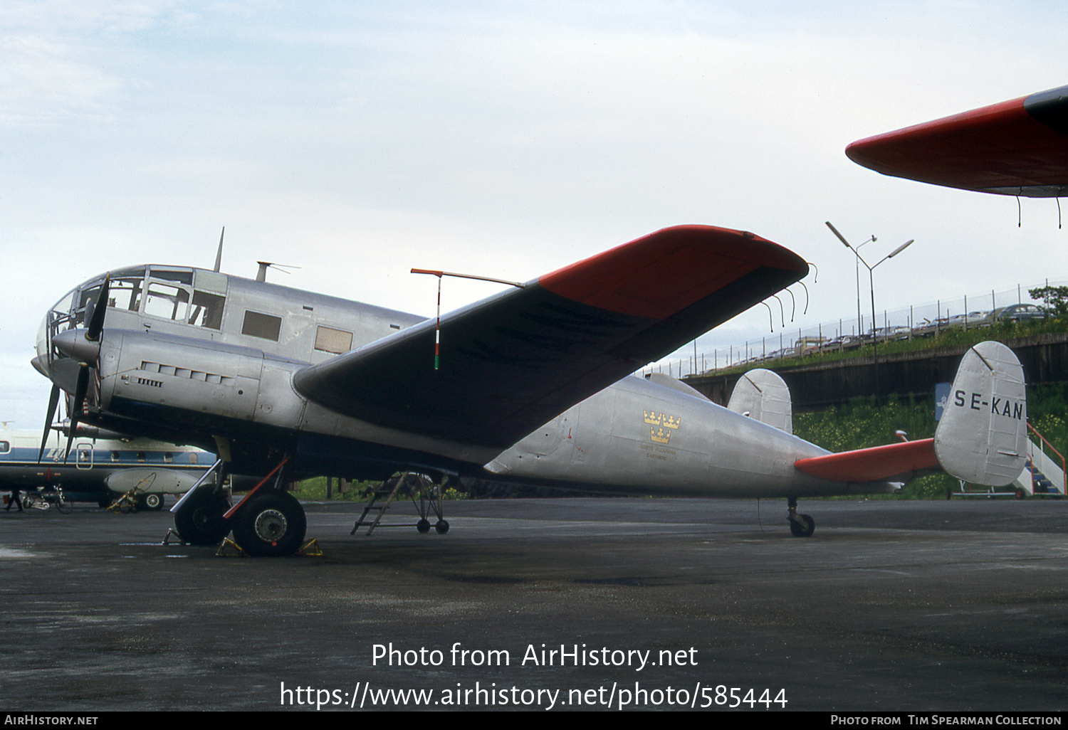 Aircraft Photo of SE-KAN | SNCAC NC 701 Martinet | Rikets Allmänna Kartverk | AirHistory.net #585444